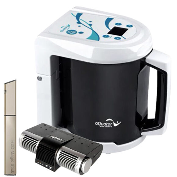Ионизатор воды aQuator Vivo + Ионизатор воздуха XJ-2100 + Портативный генератор водорода - H3O Magic Stick