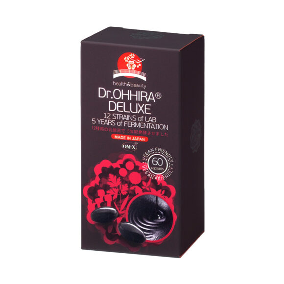 Dr.OHHIRA® DELUXE 12 pienskābo baktēriju celmu komplekss (60 kapsulas)