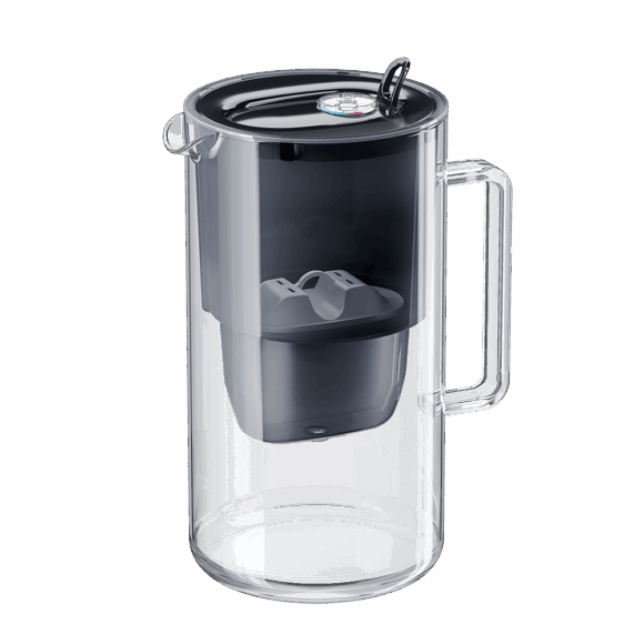 AQUAPHOR Eleganta stikla krūze ar efektīvu ūdens filtrēšanas kārtridžu Maxfor+ Mg (2,5 l) - Image 6