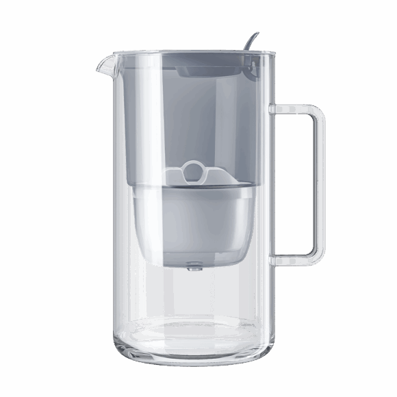 AQUAPHOR Eleganta stikla krūze ar efektīvu ūdens filtrēšanas kārtridžu Maxfor+ Mg (2,5 l) - Image 5