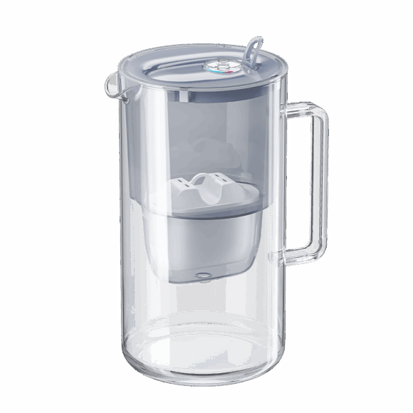 AQUAPHOR Eleganta stikla krūze ar efektīvu ūdens filtrēšanas kārtridžu Maxfor+ Mg (2,5 l) - Image 4